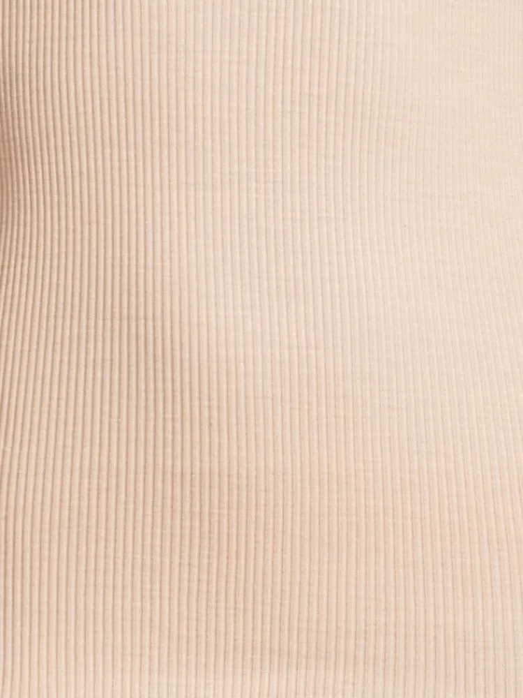 Wolle-Seide Tops|Tops Mit Spitze^Oscalito Merinowolle-Seide Unterhemd gerippt mit Spitze Basic von