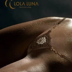 Alle Strings^Lola Luna Mikrostring KATIA MICRO schoko-gold von schoko-braun mit gold