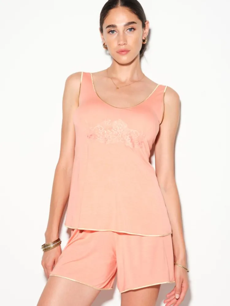 Feine Pyjamas^Chiara Fiorini Modal Kurz-Pyjama FELIS in von lachsrosa