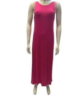 Edle Nachthemden^Paladini Modal Nachthemd ASCOLI nur noch in pink mit Spitze von pink mit beige