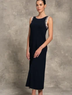 Edle Nachthemden^Paladini Modal Nachthemd ASCOLI nur noch in pink mit Spitze von pink mit beige