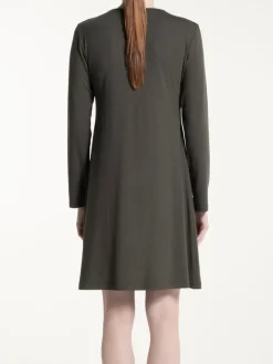 Edle Nachthemden^Verdiani Modal Nachtshirt MIRA oliv von olivgrün