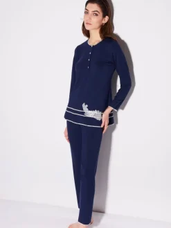 Feine Pyjamas^Chiara Fiorini Modal Pyjama mit Knopfleiste von