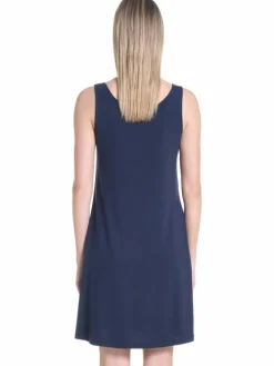 Edle Nachthemden^Verdiani Modal Träger-Nachthemd WKND No. 17 von dunkelblau