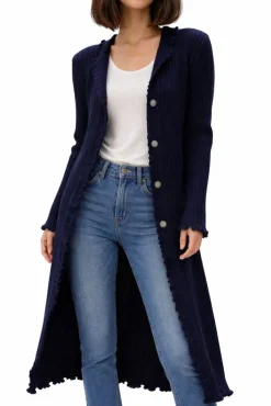 Lounge-Wear|Strickjacken & -Mäntel^Paolucci Morgenmantel FILU LANG von Merinowolle Mix