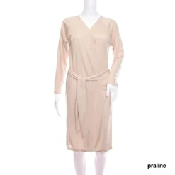 Morgenmantel Kurz|Morgenmantel Mit Seide^Gattina Morgenmantel kurz aus 100% Wirkseide PURE von