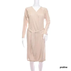 Morgenmantel Kurz|Morgenmantel Mit Seide^Gattina Morgenmantel kurz aus 100% Wirkseide PURE beige oder weiss von