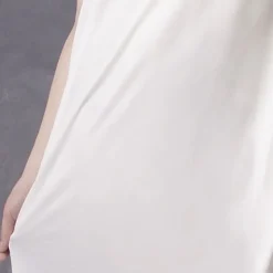 Morgenmantel Kurz|Morgenmantel Mit Seide^Gattina Morgenmantel kurz aus 100% Wirkseide PURE beige oder weiss von