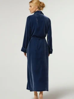 Lounge-Wear|Exquisite Morgenmäntel^Vivis Morgenmantel lang DANIELA uni von