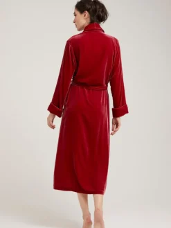 Lounge-Wear|Exquisite Morgenmäntel^Vivis Morgenmantel lang DANIELA uni von