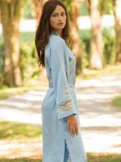 Morgenmantel Lang|Morgenmantel Mit Spitze^Marjolaine Morgenmantel lang MARJOLIE No. 6 von