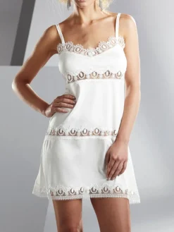 Seidennachthemd^Gattina Nachthemd KAUAI Seide gewirkt von champagner