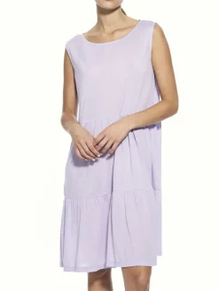 Edle Nachthemden|Alle Negligés^Eva B. Bitzer Nachtkleid TAORMINE lavendel Modal mit Seide von lavendel fliederfarben