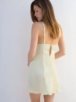 Alle Negligés|Seidenneglige^Mimi Holliday Negligé FINCH Seide und Spitze zartgrün pistazie-grün