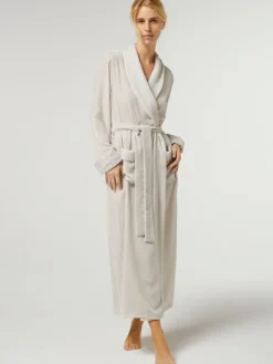 Lounge-Wear|Exquisite Morgenmäntel^Vivis Nicki Morgenmantel lang DANIELA elegant von