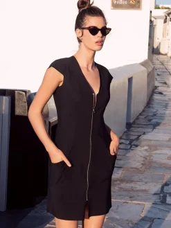 Strandkleider & Sommerkleider|Freizeit- & Reisekleidung^Pain de Sucre Reisekleid AMI 51 von schwarz