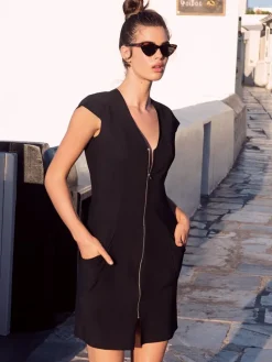 Strandkleider & Sommerkleider|Freizeit- & Reisekleidung^Pain de Sucre Reisekleid AMI 51 von schwarz