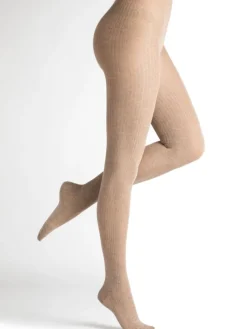 Strumpfhosen^Bleuforu00eat Ripp-Strumpfhose mit Kaschmir von Bleuforêt