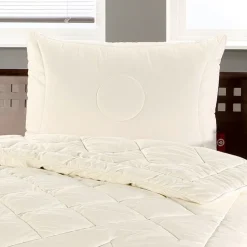 Naturhaarkissen^Sannwald ALPENTRAUM Kopfkissen mit Zirbe creme / natur