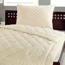 Naturhaarkissen^Sannwald KAIRO Kopfkissen waschbar mit Kamelhaar creme / natur