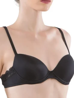 Alle Bhs^Cotton Club Schalen-BH Microfaser Spitze GRISELDA von Rubino