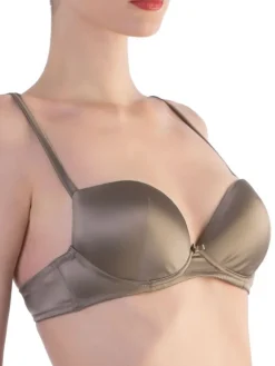 Alle Bhs|Mit Seidensatin^Cotton Club Schalen-BH mit Seide PREGIATO glatt von Seta Superior