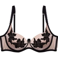 Alle Bhs^Dita von Teese Schalen-BH PARK AVENUE  von mit Spitze vintage pink oder schwarz mit schwarzer Spitze