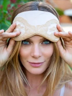 Schlafmasken^Marjolaine Schlafmaske MARJOLIE No. 7 mit Spitze