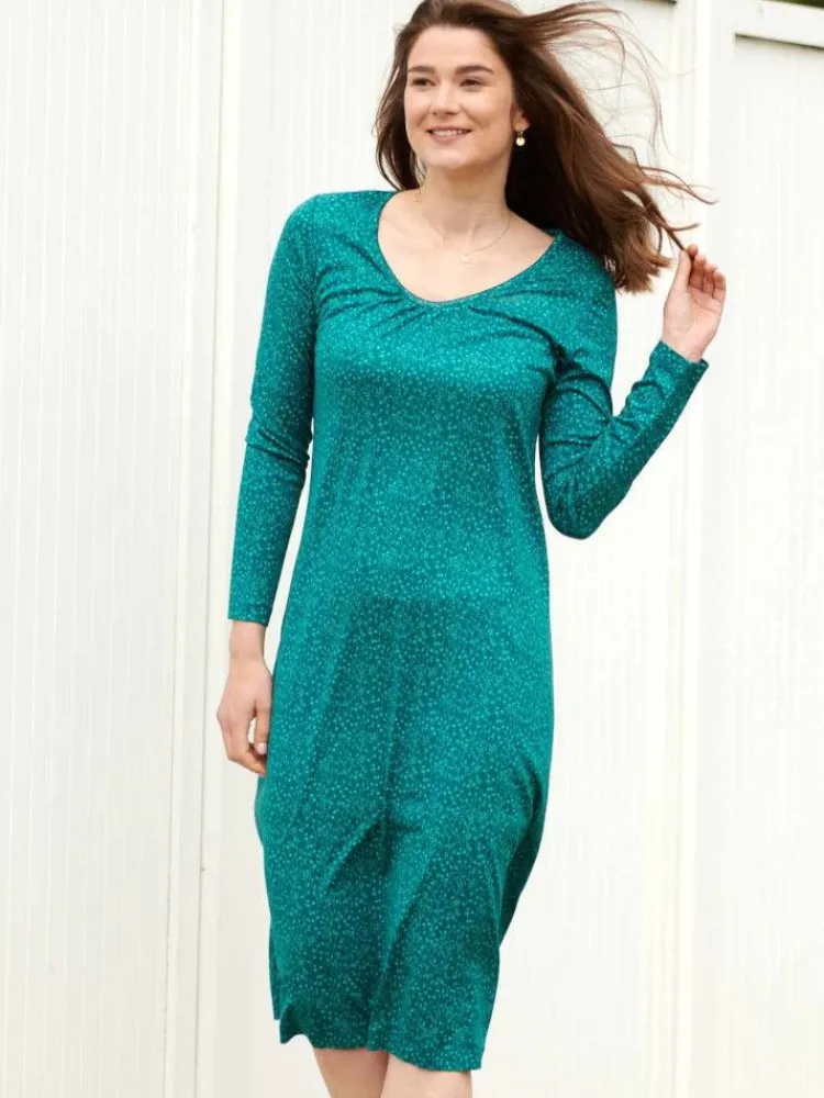 Seiden Basics|Seide Sleepshirt^Kokon Zwo Seide & Bio-Baumwolle LANGARM NACHTHEMD