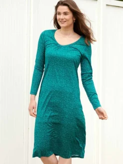 Seiden Basics|Seide Sleepshirt^Kokon Zwo Seide & Bio-Baumwolle LANGARM NACHTHEMD