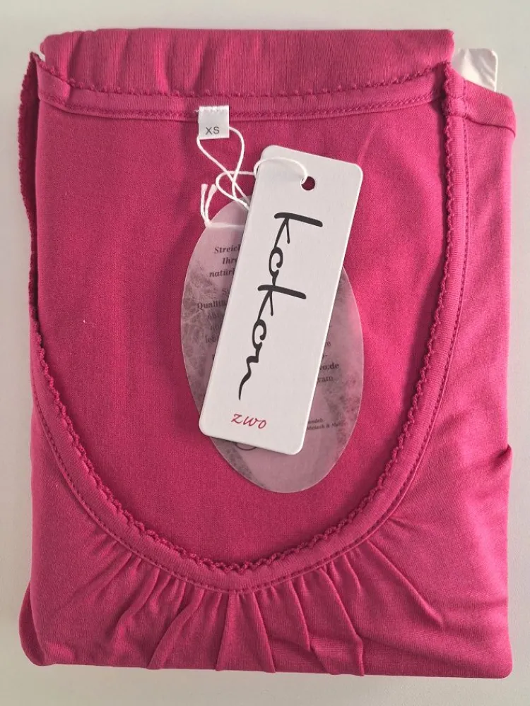 Seiden Basics|Seide Sleepshirt^Kokon Zwo Seide & Bio-Baumwolle LANGARM NACHTHEMD