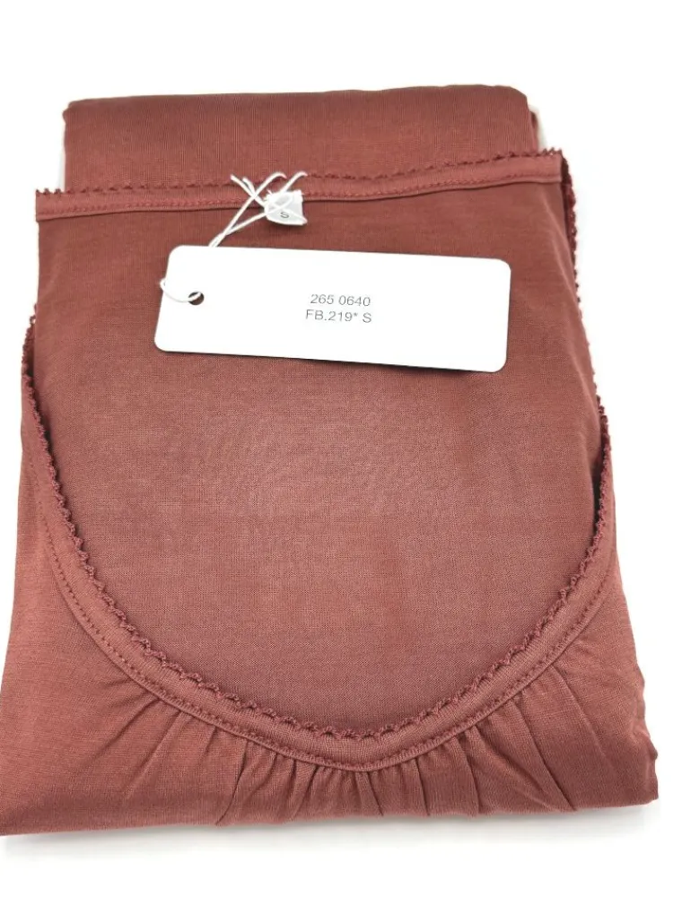 Seiden Basics|Seide Sleepshirt^Kokon Zwo Seide & Bio-Baumwolle LANGARM NACHTHEMD