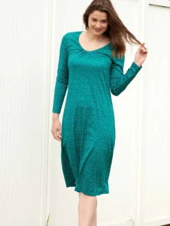 Seiden Basics|Seide Sleepshirt^Kokon Zwo Seide & Bio-Baumwolle LANGARM NACHTHEMD von