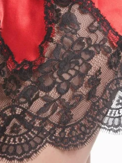 Alle Negligés^Aubade Seide Baby-Doll SOIE D´AMOUR mit Spitze