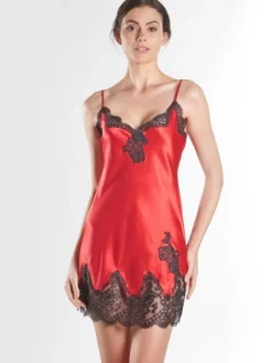 Alle Negligés^Aubade Seide Baby-Doll SOIE D´AMOUR mit Spitze