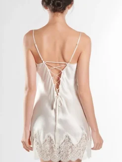 Alle Negligés^Aubade Seide Baby-Doll SOIE D´AMOUR mit Spitze