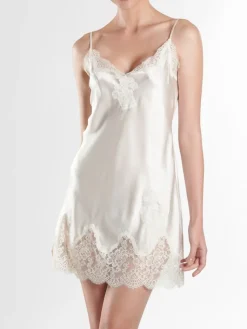 Alle Negligés^Aubade Seide Baby-Doll SOIE D´AMOUR mit Spitze