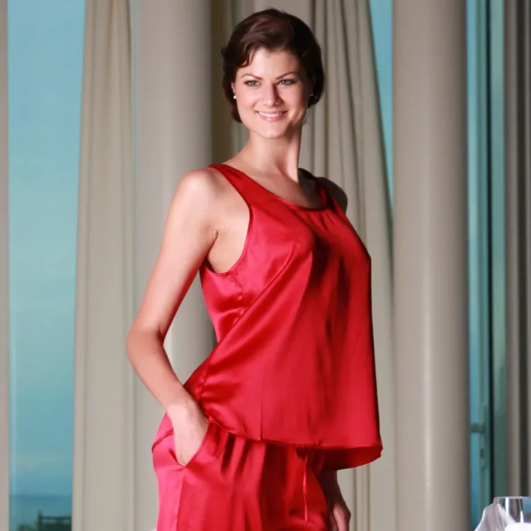 Camisole (Breite Träger)|Alle Lingerie Tops^Gattina Seide Camisole Top SEDUZIONE DI SETA elegant von
