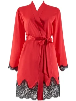 Morgenmantel Mit Seide^Aubade Seide Kimono SOIE D´AMOUR Luxus