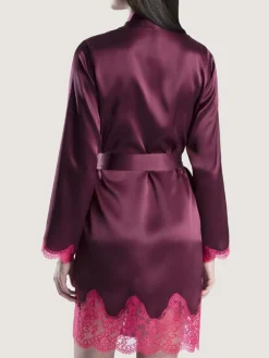 Morgenmantel Mit Seide^Aubade Seide Kimono SOIE D´AMOUR Luxus