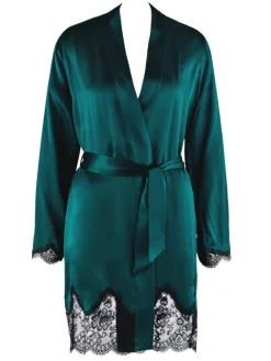 Morgenmantel Kurz|Morgenmantel Aus Satin^Aubade Seide Kimono TOI MON AMOUR von