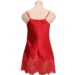 Mit Seidensatin|Tops Mit Seide^Marjolaine Seide Mini Combinette CHANTAGE edle Spitze von