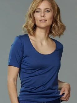 T-Shirt|Shirts Mit Seide^Kokon Zwo Seide mit Bio-Baumwolle kbA T-SHIRT Basic von