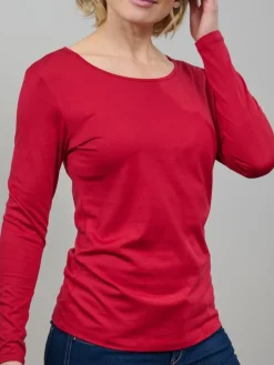 Shirts Mit Seide|Langarm^Kokon Zwo Seide mit Bio-Baumwolle kbA LANGARM SHIRT Basic