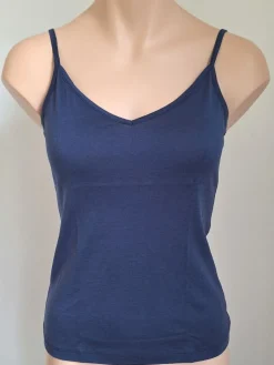 Spaghettiträger Tops|Mit Jersey & Wirkseide^Kokon Zwo Seide mit Bio-Baumwolle kbA SPAGHETTI-TOP Basic von