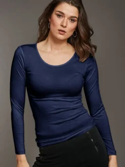 Shirts Mit Seide|Langarm^Kokon Zwo Seide mit Bio-Baumwolle kbA LANGARM SHIRT Basic von