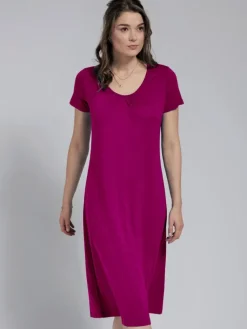 Seiden Basics|Seide Sleepshirt^Kokon Zwo Seide mit Bio-Baumwolle NACHTHEMD von