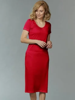 Seiden Basics|Seide Sleepshirt^Kokon Zwo Seide mit Bio-Baumwolle NACHTHEMD von