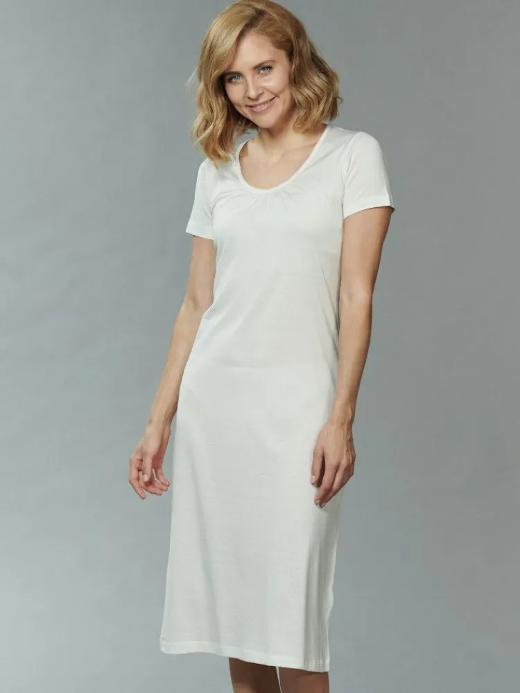 Seiden Basics|Seide Sleepshirt^Kokon Zwo Seide mit Bio-Baumwolle NACHTHEMD feminin von