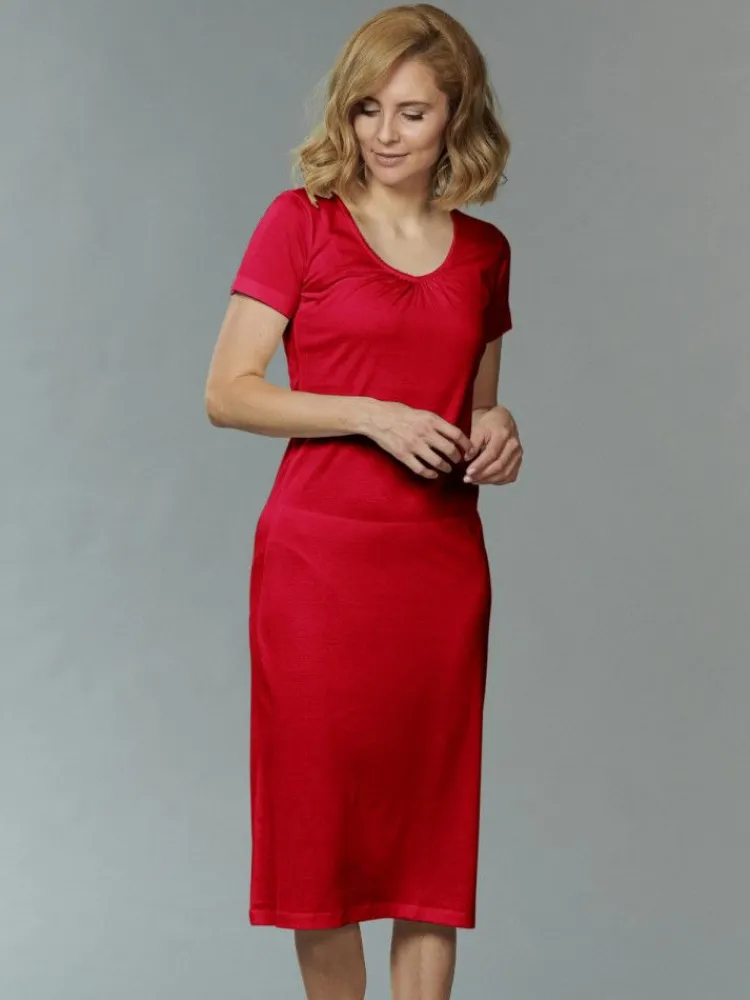 Seiden Basics|Seide Sleepshirt^Kokon Zwo Seide mit Bio-Baumwolle NACHTHEMD feminin von